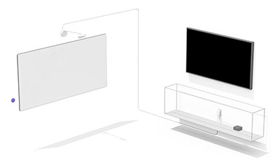 Whiteboard-камера для конференц-залов белого цвета