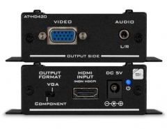 Конвертор компонент/HDMI на VGA (не совместим с HDCP) AT-HD420