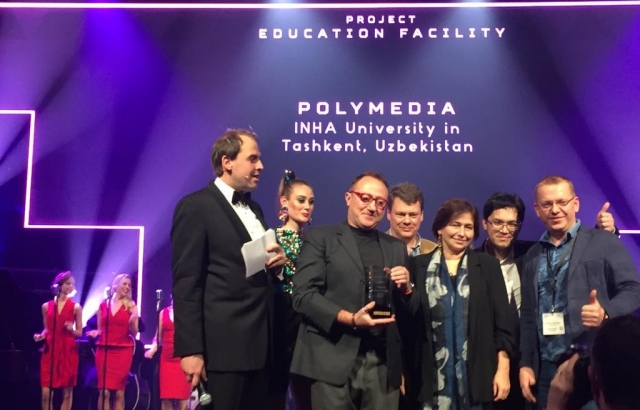 Проект Polymedia Узбекистан завоевал международную награду в AV индустрии - InAVation Awards