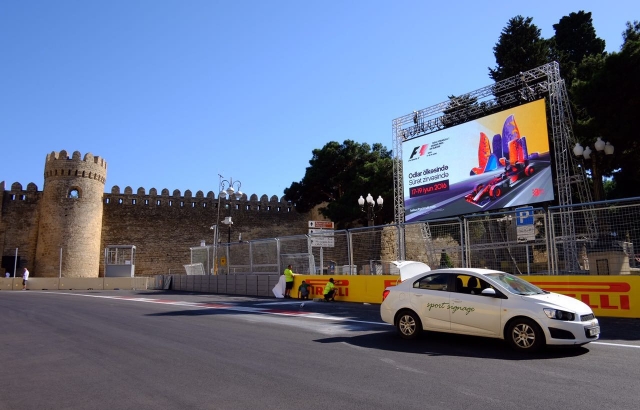 Polymedia поставила 500 квадратных метров экранов на «Формулу-1» в Баку