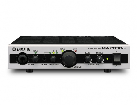  Усилитель мощности класса D Yamaha PA2030A для расширения MA2030A. Мощность 30 Вт х 2 канала.