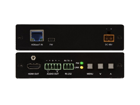 Приемник-масштабатор HDBaseT с HDMI и аудио выходом до 70м AT-HDVS-150-RX
