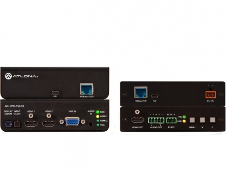 Комплект удлинителей HDBaseT с функцией коммутатора и масштабированием AT-HDVS-150-KIT